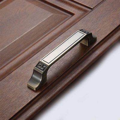 Pangocho Jinchao-Pulls Handles 128, Antique Copper Cabinet Bookcase Drawer Wardrobe Wine Cabinet Pulls,Classical Cabinet Medicine Red Bronze Cabinet Handle Home Decoration (Color : 6073 96mm Green)