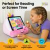 Gifts for Readers & Writers Kids Tablet Pillow Stand Holder Lap Soft iPad Stand Unicorn- Kindle Lap Holder for Reading Book Pillow for Reading in Bed, Soft Machine Washable Book Cushion with Pocket view 2