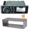 Fusion MS-RA70 Marine Radio System with MS-RA70DC Din Cage view 1