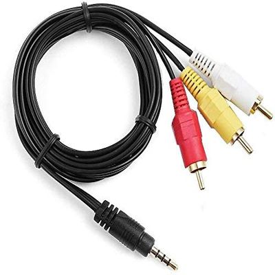 Yustda New AV A/V 3 RCA Audio Video Cord for Canon Powershot/Elura/Optura/VIXIA Camcorder 10 20 30 40 50 60 Pi Xi 300 400 500 100MC 200MC VIXIA HF M30 HF M300 HF M301 VIXIA HF