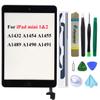 Dedia for iPad Mini 1 / iPad Mini2 7.9 Inch Touch Screen Replacement,A1432 A1454 A1455 A1489 A1490 Digitizer Glass Assembly with IC Chip & Home Button+Cameral Holder+Pre-Installed Adhesive + Tool Kit, view 1