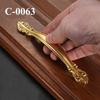 Geeyu ZHaonan-Dressing Table Handle, European Style Simple Wardrobe Cabinet Drawer Pull Knobs, Antique Brass Gold Handle, Indoor Hardware (Color : C 0078 96) view 4
