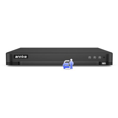ANNKE 16CH 4K Security AI DVR with Motion Detection, 8MP H.265+ Surveillance CCTV Recorder for Home & Business, Easy Live View, Support TVI/AHD/CVI/CVBS/IPC Input, NO HDD
