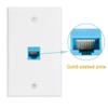 Ethernet Wall Plate Outlet 2-Pack, Cat6 Ethernet Wall Jack 1 Port Female to Female High Speed for Living Room, Bedroom, Office view 2