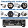 Bingfu FM Radio Dipole Antenna for Stereo Receiver Indoor Pioneer Onkyo Yamaha Marantz Bose Wave Music System Home FM Radio AV Audio Video Home Theater Receiver view 3