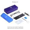 VisionGlobal Blue Light Blocking Glasses for Women/Men, Computer Reading, TV Glasses, Stylish Square Frame, Anti Glare (Black, +3.50 Magnification) view 4