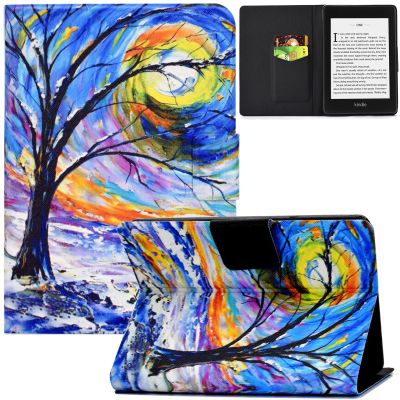 Artyond Case for Kindle Paperwhite 10th Generation 2018, Lightweight Slim Folio Cover with Auto Wake/Sleep Protective Case for Amazon Kindle Paperwhite 10th Generation 2018 Release, Color Tree