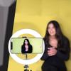 Vivitar 8 Inch LED Ring Light with Tripod Stand and Cell Phone Holder, Video Lighting for Streaming and Vlogging, USB Powered Desk Light for Live Streaming Makeup Photography Shooting, White view 1