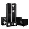 Fluance Reference Surround Sound Home Theater 5.1 Channel Speaker System Including 3-Way Floorstanding Towers, Center Channel, Bookshelf Surrounds and DB10 Subwoofer - Black Ash (X851BR) view 1