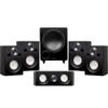 Fluance Reference Compact Surround Sound Home Theater 5.1 Channel Speaker System Including 2-Way Bookshelf, Center Channel, Rear Surround Speakers and DB10 Subwoofer - Black Ash (X851BC) view 1