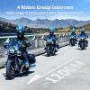 Fodsports FX4 Pro 4-Rider Motorcycle Helmet Communication System, 1200m Bluetooth Intercom, IP65 Waterproof Helmet Headset with Universal Pairing/Hi-Fi Music/FM Radio/Auto Call/2 Type Mics, 2 Pack view 2