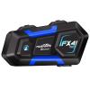Fodsports FX4 Pro Motorcycle Helmet Headset, 4-Rider 1200m Bluetooth Intercom, IP65 Waterproof Helmet Communication System with Universal Pairing/Hi-Fi Music/FM Radio/Auto Call/2 Type Mics, 1 Pack view 1
