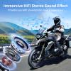 Fodsports FX4 Pro Motorcycle Helmet Headset, 4-Rider 1200m Bluetooth Intercom, IP65 Waterproof Helmet Communication System with Universal Pairing/Hi-Fi Music/FM Radio/Auto Call/2 Type Mics, 1 Pack view 3