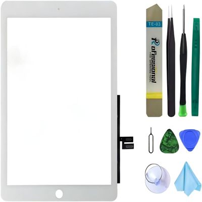 Screen Replacement for iPad 7 7th Gen 2019 A2197 A2198 A2200, for iPad 8 8th Gen 2020 10.2" A2428 A2429 A2430 Digitizer Replacement Without Home Button + Tools (White)