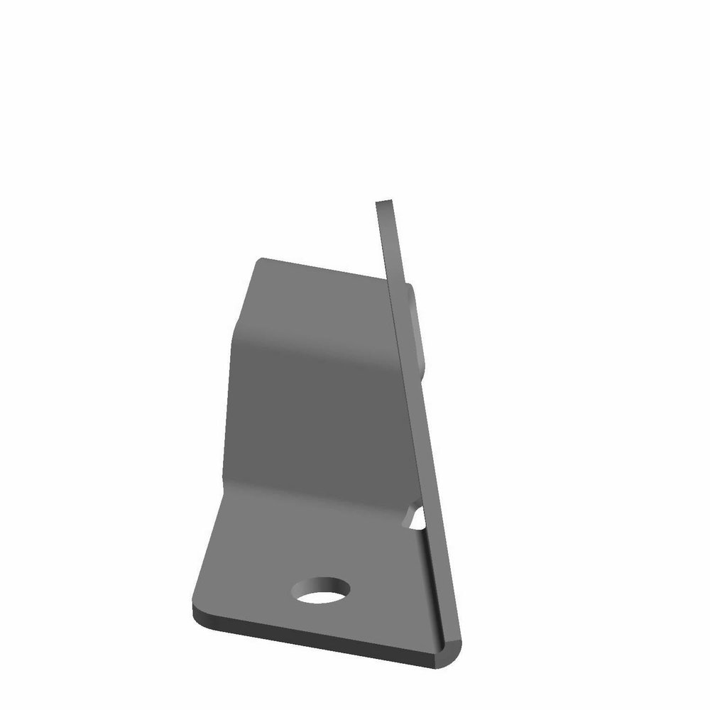 Polaris Ranger Audio Mount Bracket, Rear, Left, Upper, Matte Black, Genuine OEM Part 5268696-458, Qty 1