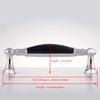 Geeyu ZHaonan-Dressing Table Handle, 96/128mm Dresser Zinc Alloy Knobs Silvery Long Crystal Handle Drawer Wardrobe Handles for Cabinet Kitchen Pull Cupboard Knob, Indoor Hardware view 3
