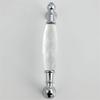 Geeyu ZHaonan-Dressing Table Handle, 96/128mm Dresser Zinc Alloy Knobs Silvery Long Crystal Handle Drawer Wardrobe Handles for Cabinet Kitchen Pull Cupboard Knob, Indoor Hardware view 4