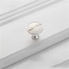Geeyu ZHaonan-Dressing Table Handle, White Silver Simple Handles,European Furniture Cabinet Door Handle and Knobs,Drawer Puller,Wardrobe Cabinet Pull, Indoor Hardware (Color : Z 0155) view 1