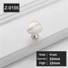 Geeyu ZHaonan-Dressing Table Handle, White Silver Simple Handles,European Furniture Cabinet Door Handle and Knobs,Drawer Puller,Wardrobe Cabinet Pull, Indoor Hardware (Color : Z 0155) view 2