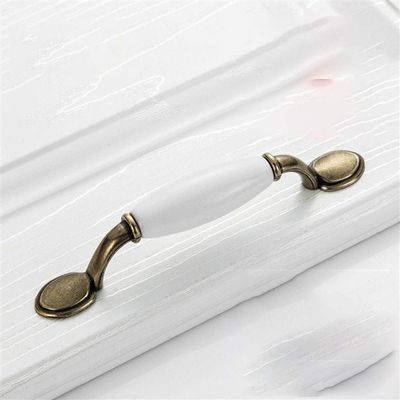 Geeyu ZHaonan-Dressing Table Handle, Cabinets Knobs and Handles,Antique Door Handles for Kitchen,White Ceramic Door Handle,European Furniture Handles, Drawer Pulls, Indoor Hardware (Color : E)