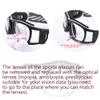 SooGree Basketball Dribbling Glasses Soccer Football Sports Protective Eyewear Goggles Eye Safety Glasses Anti Fog Lens for Men Adults view 4
