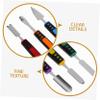 Hemobllo Phone Laptop Repair Tools 6pcs Stainless Steel Spudger Opening Pry Tool Set view 3