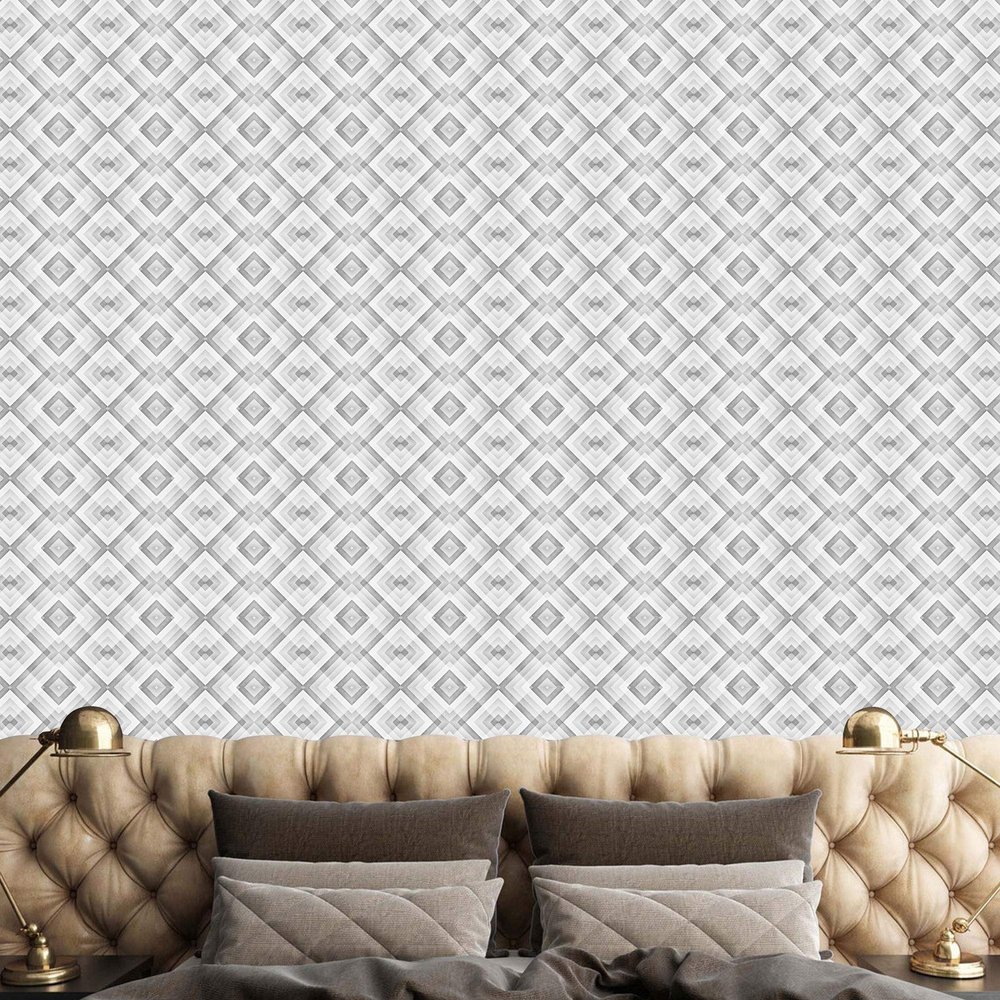 SIGNWIN Wall Mural Geometric Pattern Removable Self-Adhesive Wallpaper Wall Decoration for Bedroom Living Room - 100x144 inches