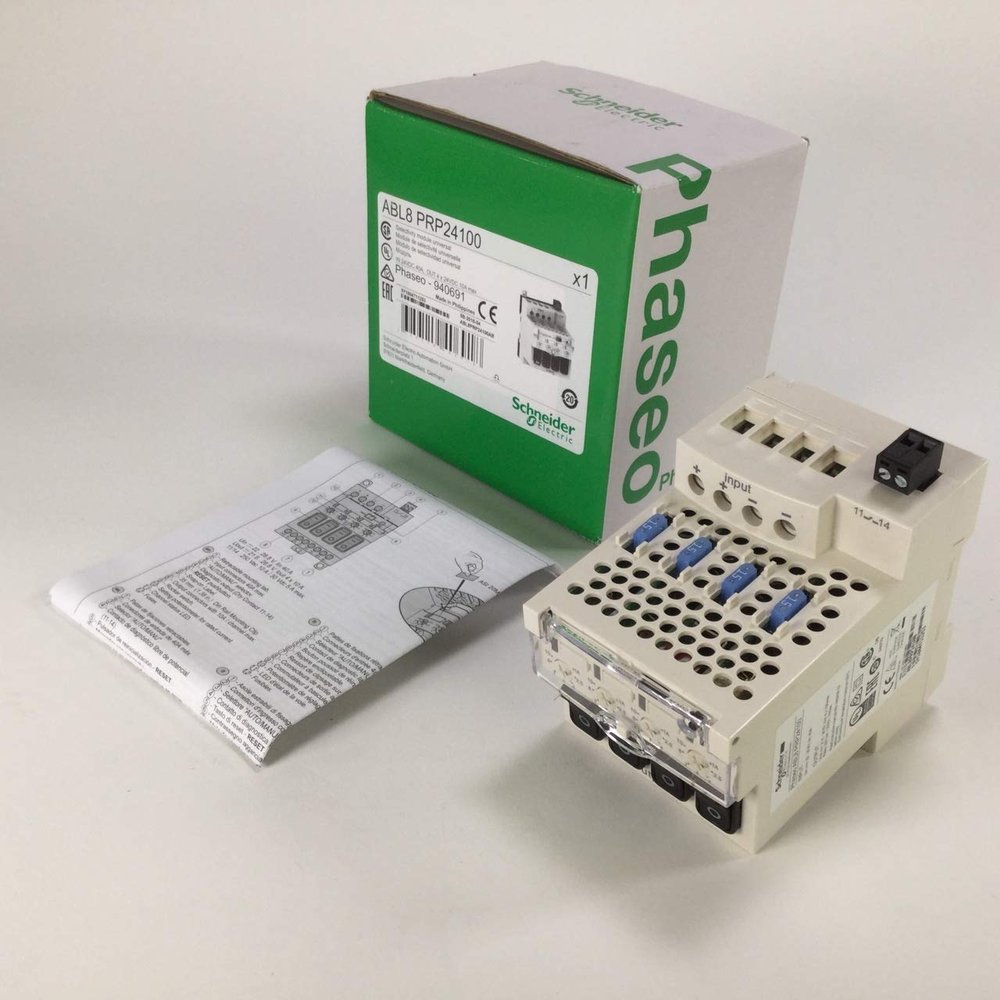 Schneider Electric - ABL8PRP24100 - Electronic Protection Module, phaseo ABL7 ABL8, 28 to 28.8V DC, 10A, for Regulated