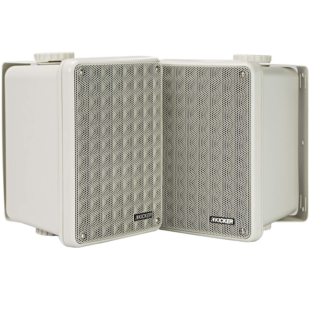Kicker 46KB6G KB6 Outdoor/Indoor Speakers - Gray