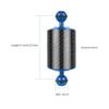 FEICHAO D60mm Diving Photography Float Buoyancy Aquatic Lamp Arm 108g /312g /447g /584g 1 Inch Dual Ball 5/8 /10 /12Inch Underwater DSLR Action Camera Upgraded Version (5inch -108g,Blue) view 3