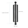 FEICHAO D60mm Diving Photography Float Buoyancy Aquatic Lamp Arm 108g /312g /447g /584g 1 Inch Dual Ball 5/8 /10 /12Inch Underwater DSLR Action Camera Upgraded Version (10inch -447g,Black) view 2
