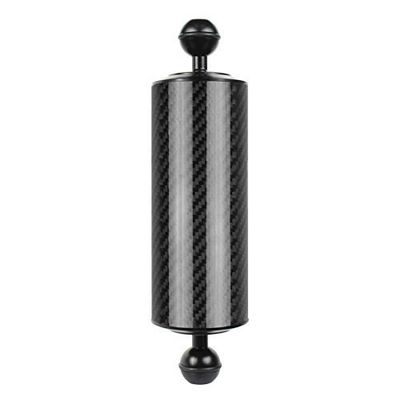 FEICHAO D60mm Diving Photography Float Buoyancy Aquatic Lamp Arm 108g /312g /447g /584g 1 Inch Dual Ball 5/8 /10 /12Inch Underwater DSLR Action Camera Upgraded Version (8inch -312g,Black)