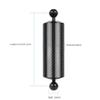 FEICHAO D60mm Diving Photography Float Buoyancy Aquatic Lamp Arm 108g /312g /447g /584g 1 Inch Dual Ball 5/8 /10 /12Inch Underwater DSLR Action Camera Upgraded Version (8inch -312g,Black) view 2