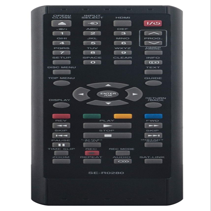 SE-R0280 Replaced Remote fit for Toshiba DVD Video Recorder D-R17DTKB D-R17DT