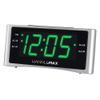 HANNLOMAX HX-148CR Alarm Clock Radio, PLL FM Radio, Dual Alarm, 1.4" Green LED Display, USB Port for 2.1A Charging, AC Power Only. view 1