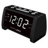 HANNLOMAX HX-147CR Alarm Clock Radio, PLL FM Radio, 1.4" White LED Display, USB Port for 2.1A Charging, Aux-in, AC Power Operation only. view 2