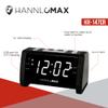 HANNLOMAX HX-147CR Alarm Clock Radio, PLL FM Radio, 1.4" White LED Display, USB Port for 2.1A Charging, Aux-in, AC Power Operation only. view 4
