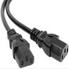 Power Cable UPS Server Y Splitter C14 to 2 x C13 Power Adapter Cable Cord view 2