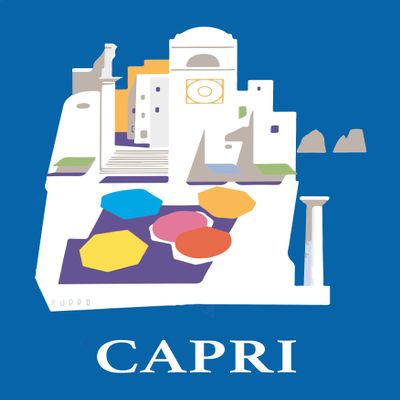 Capri Italy Poster Reproduction / Format 50 x 70 cm Paper 300 g Digital HD Possible to Visit Us (Shop: Display.FR)