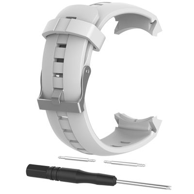 BabyValley Band Compatible with Suunto Ambit 3 Vertical/Suunto Spartan Sport Band Bracelet Strap Replacement Bands Silicone Wristband for Ambit 3/Spartan Sport-with Tool (White)