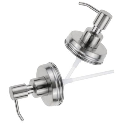 Stainless Steel Lotion Pump Dispenser Lids 70# 2pcs for Bathroom