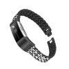 GIMart Bling Strap Compatible For Fitbit Charge 2 Strap, Women Men Stainless Steel Rhinestone Replacement Charge 2 Band Wrist Strap Metal Bracelet Wristband for Fitbit Charge 2 HR Fitness Tracker (Black) view 2