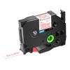 KCMYTONER Label Tape Refills Compatible for Ptouch TZ TZe 242 AZE Laminated Red on White Tape 3/4 Inch 0.7" 18mm for PTD400 D450 D600 PTP710BT PTH300LI H500LI PTP700 P750W PT2730, 1 Pack view 1