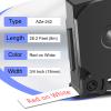 KCMYTONER Label Tape Refills Compatible for Ptouch TZ TZe 242 AZE Laminated Red on White Tape 3/4 Inch 0.7" 18mm for PTD400 D450 D600 PTP710BT PTH300LI H500LI PTP700 P750W PT2730, 1 Pack view 2