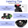 KCMYTONER Label Tape Refills Compatible for Ptouch TZ TZe 242 AZE Laminated Red on White Tape 3/4 Inch 0.7" 18mm for PTD400 D450 D600 PTP710BT PTH300LI H500LI PTP700 P750W PT2730, 1 Pack view 3