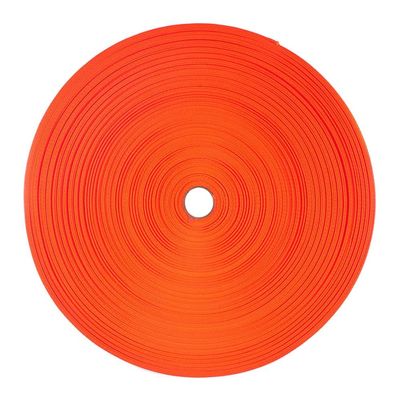 West Coast Paracord Flat  Inch Nylon Webbing  Heavy Duty and Lightweight Material  Multiple Lengths and Colors  DIY Gear, Accessories, Repair (100 Feet Hot Orange)
