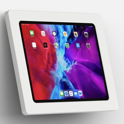 VidaMount White Exposed Rear Camera Enclosure and Fixed Tilted 15 Wall Mount [Bundle] Compatible with iPad Air 13" (M2/M3) & iPad Pro 12.9" (4/5/6 Gen)