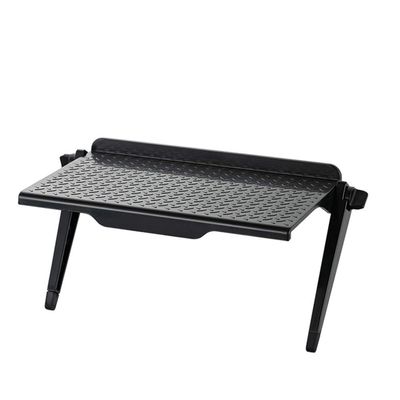Arinda Computer Monitor Rack Foldable Shelf TV Box Router Shelf Set-top Box Bracket Holder Mini PC DVD Player Stand Rack