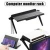 Arinda Computer Monitor Rack Foldable Shelf TV Box Router Shelf Set-top Box Bracket Holder Mini PC DVD Player Stand Rack view 2