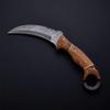 Damascus KE-0490-HK Custom Handmade Steel karambit Knife With Sheath Outdoors Tools Hand Forged Hunting Karambit Knife/Cutting Tool/Camping/Bushcraft Knife view 2